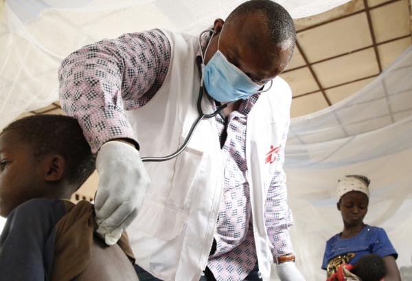 Measles intervention in Bosobolo, North Ubangi