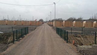 New shelters in Grande Synthe