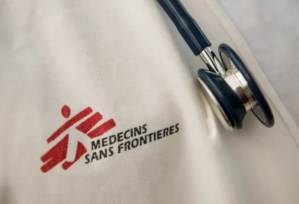 Primer plano de un estetoscopio. Chad, 2015.