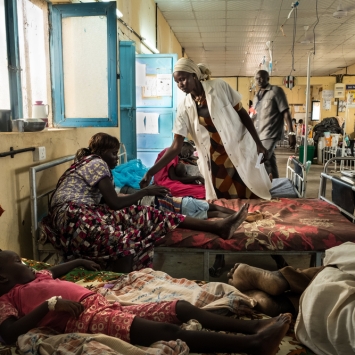 MSF hospital in Agok