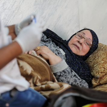 Diabetes Day - Syrian and Jordanian patients living with diabetes in Irbid