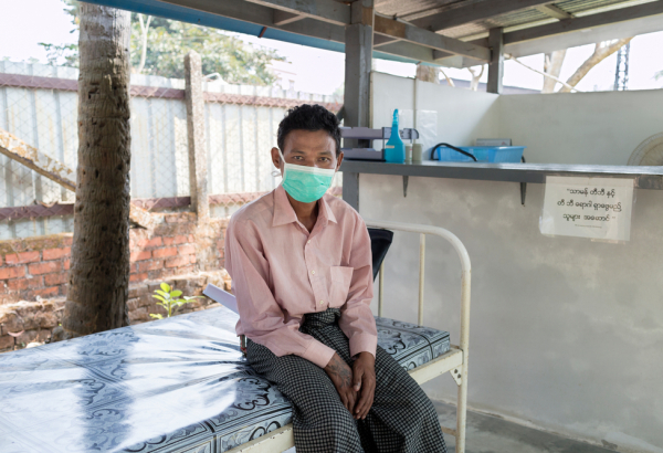 Insein clinic, for treatment for HIV, TB, and Hepatitis C in Yangon. By Alessandro Penso, Feb 2018.