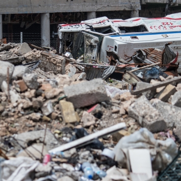 NFI distribution in Mosul's Old City