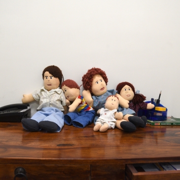 Counselling room for kids at the Umeed Ki Kiran Clinic, Jahangirpuri, Delhi