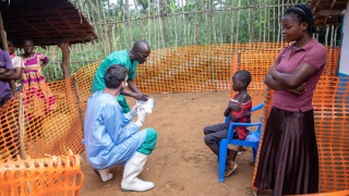 Ebola vaccination in Ikoko Impenge
