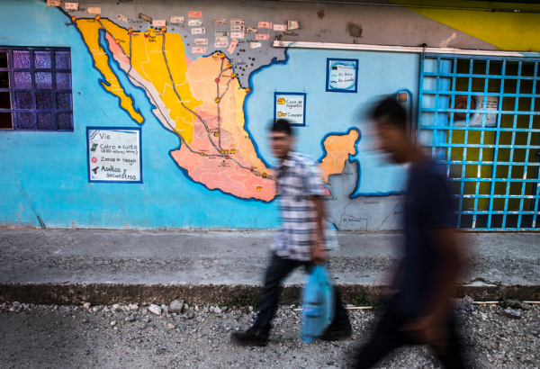 Migrants and Refugees in Mexico shelters