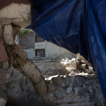 Tripoli damaged building