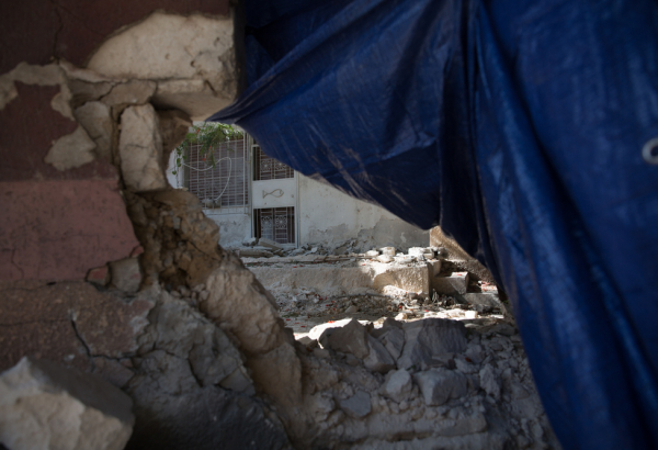 Tripoli damaged building