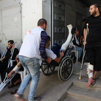 Gaza - Lifelong impact of gunshot injuries