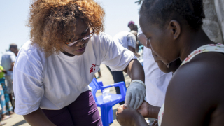 Mobile Clinics in Ponta Gea, Beira area.