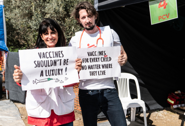 Pneumonia vaccination - Greek islands