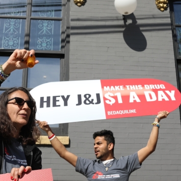 Johnson & Johnson demonstration - bedaquiline