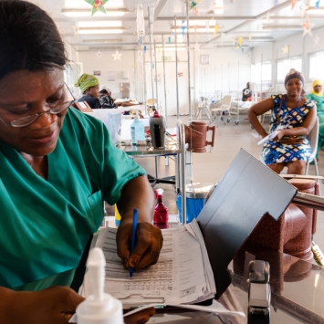 Hangha hospital opening in Kenema district, Sierra Leone