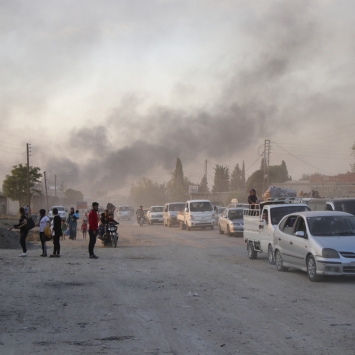 Emergency North East Syria: Civilians Fleeing Offensive Ras al-Ain