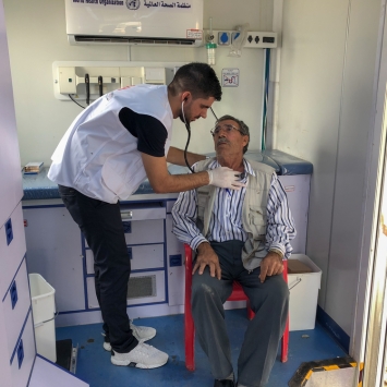 MSF mobile clinics close to the Iraqi-Syrian border