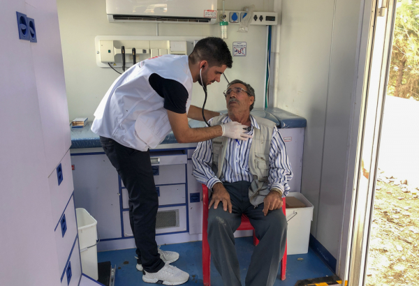 MSF mobile clinics close to the Iraqi-Syrian border