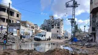 Destrucción en el norte de la Ciudad de Gaza. © MSF