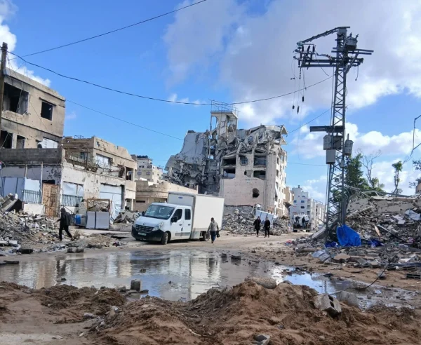 Destrucción en el norte de la Ciudad de Gaza. © MSF
