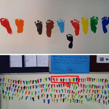 the_original_footprint_on_the_wall_now_surrounded_by_lots_more