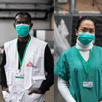 Personal de Médicos Sin Fronteras